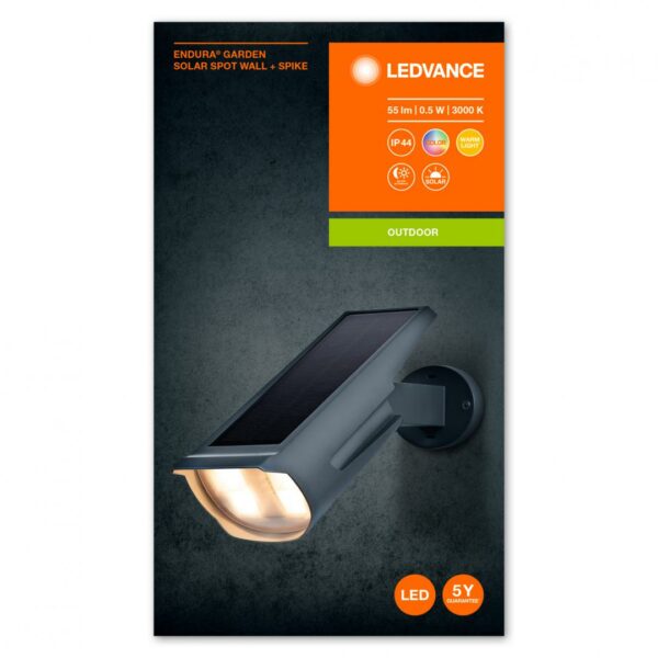 ENDURA GARDEN SOLAR SPOT RGBW DG LEDV „000004058075564169” (timbru verde 2.00 lei)