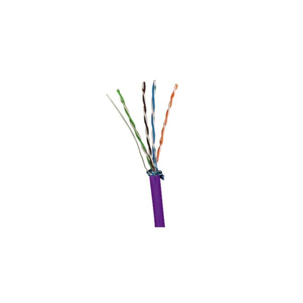 Cablu F/UTP cat.5e, manta LSZH, Euroclass Dca-s1,d2,a1 – 305m/tambur, violet – Molex „39A-504-LS”