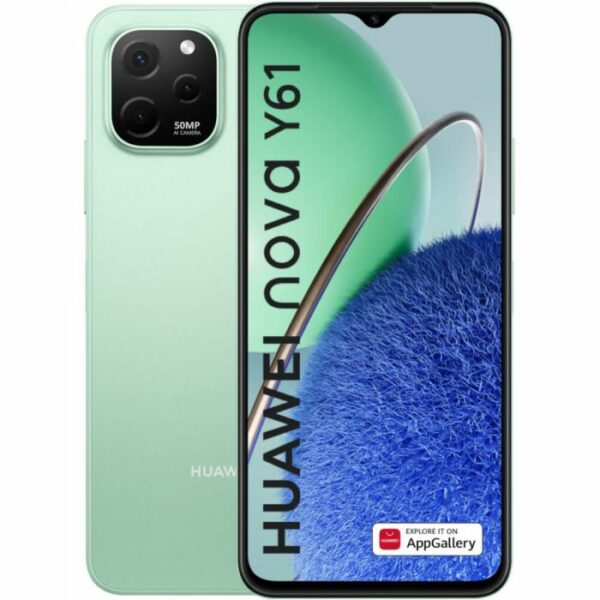 Huawei Nova Y61 Mint Green LTE/6.2/OC/4GB/64GB/5MP/50MP+2MP+2MP/5000mAh „51097HKN” (timbru verde 0.55 lei)