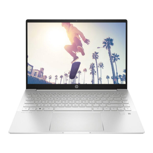 HP Pavilion Plus 14-eh0003nq Intel Core i7-1255U 14inch 2.8K OLED 16GB 1TB PCIe RTX 2050 4GB FreeDOS 3.0 Natural Silver „7H689EA#AKE” (timbru verde 4 lei)