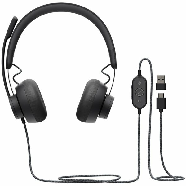 LOGITECH ZONE WIRED HEADSET FOR TEAMS – EMEA „981-000870” (timbru verde 0.8 lei)