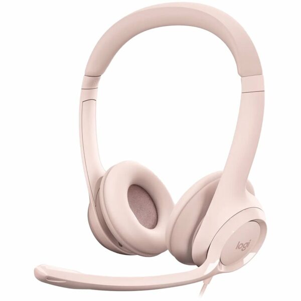 LOGITECH H390 Corded Headset – ROSE – USB „981-001281” (timbru verde 0.8 lei)