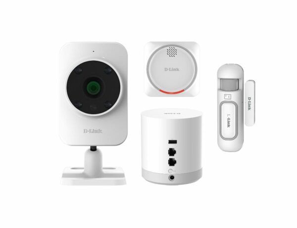 Kit Smart Home: Hub mydlink DCH-G020, camera DCS-935L, senzor usa/geam DCH-Z110, sirena DCH-Z510, D-Link 45505356 „DCH-107KT”(timbru verde 2 lei)