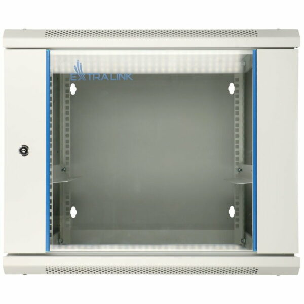 EXTRALINK 12U 600X600 AZH wall-mounted rackmount cabinet swing type gray „EX.12912”