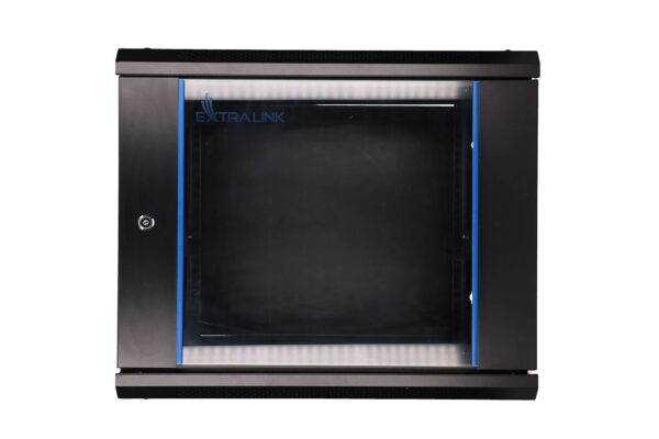 EXTRALINK 9U 600mm rack cabinet black „EX.3968”