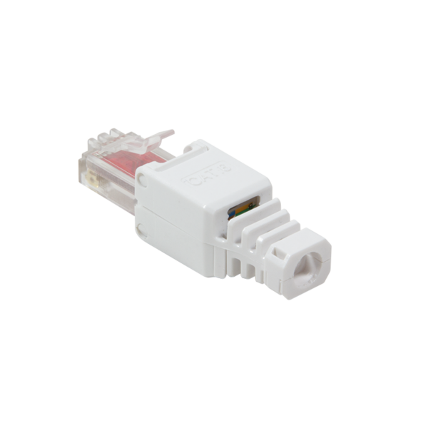 MUFA RJ-45 LOGILINK pt. cablu UTP, Cat6, RJ-45 (T), manson, pentru cablu solid/litat AWG22-24, cablu 5-6.5mm, tool-free,1 buc, „MP0025”