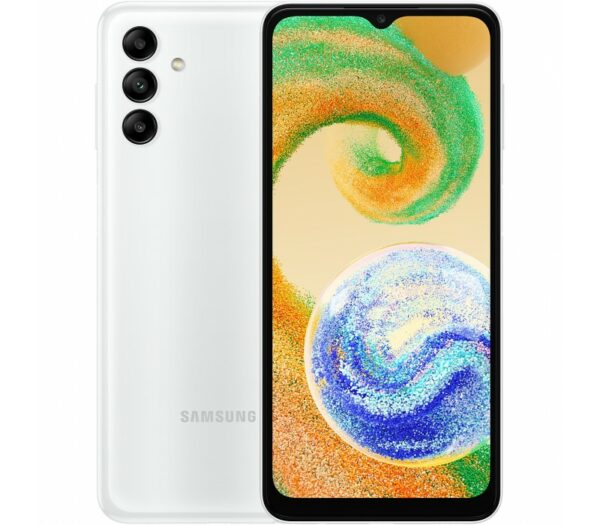 Samsung Galaxy A04s DS White LTE/6.5″/OC/3GB/32GB/5MP/50MP+2MP+2MP/5000mAh „SM-A047FZWUEUE” (timbru verde 0.55 lei)