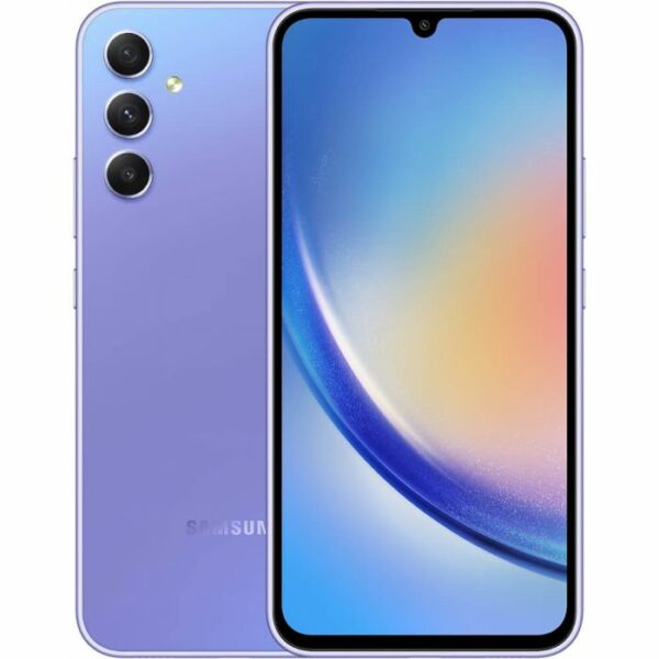 Samsung Galaxy A34 DS Light Violet 5G/6.55″/OC/6GB/128GB/13MP/48MP+8MP+5MP/5000mAh + IP67 „SM-A346BLVAEUE” (timbru verde 0.55 lei)