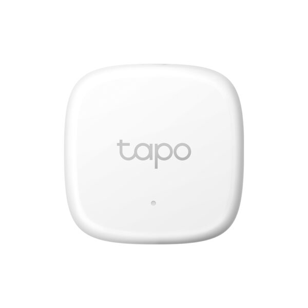 SENZOR SMART de temperatura si umiditate TP-LINK, necesita hub Tapo H100 pentru functionare, programare prin smartphone aplicatia Tapo, 1 x baterii CR2450, WiFi, alb „Tapo T310” (timbru verde 0.18 lei)