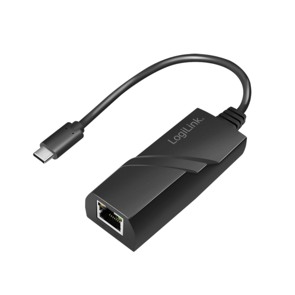 ADAPTOR RETEA LOGILINK , extern, USB 3.2 Gen1 USB-C, port RJ-45, 1000 Mbps, „UA0238A” (timbru verde 0.18 lei)