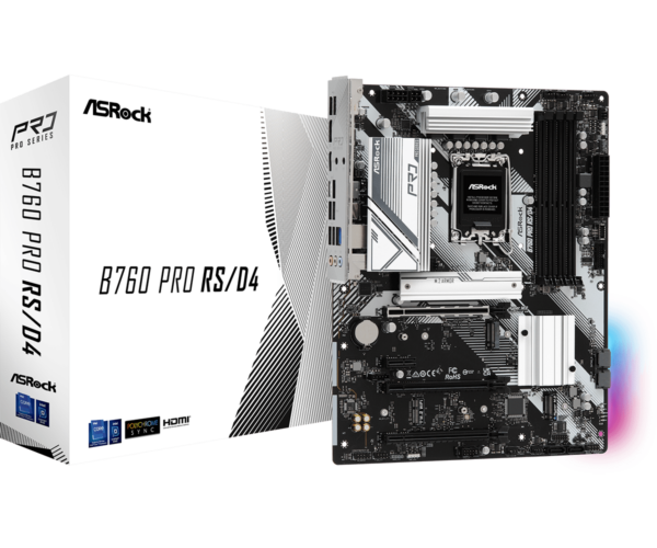 MB Asrock B760 Pro RS LGA1700 DDR4 „B760 PRO RS/D4”