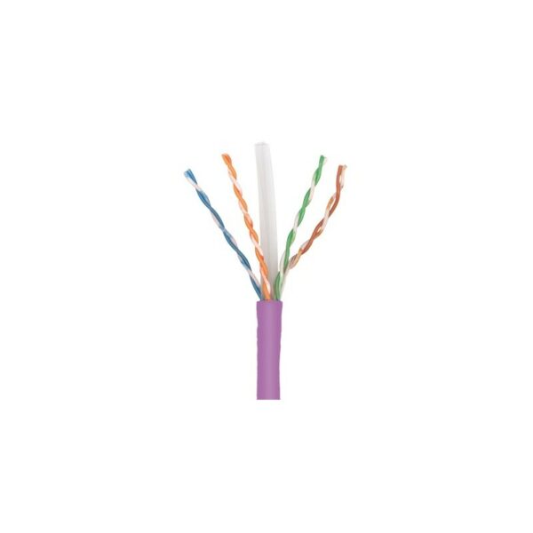 Cablu U/UTP cat.6, manta LSZH, Euroclass Dca-s2,d2,a1 – 305m/tambur, Violet – Molex „CAA-00305”