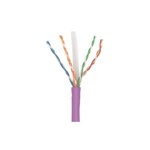 Cablu U/UTP cat.6, manta LSZH, Euroclass Dca-s2,d2,a1 – 500m/tambur, Violet – Molex „CAA-00325”