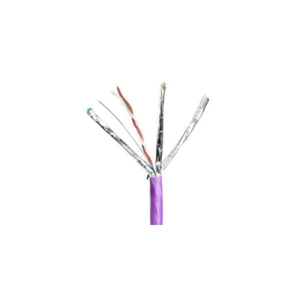 Cablu F/FTP cat.6A, manta LSZH, Euroclass Dca-s1a, d1, a1 – 500m/tambur, Violet – Molex „CAA-00373-VL”