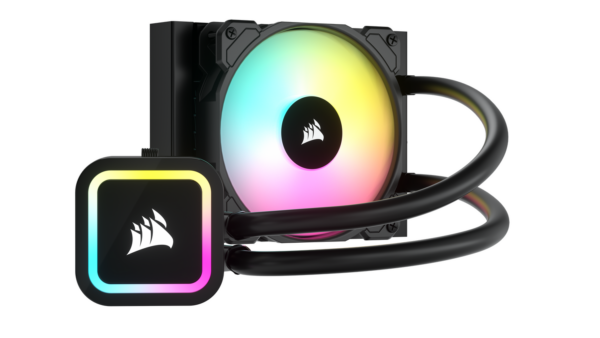 Cooler Corsair „iCUE H60x RGB ELITE”, skt universal, racire cu lichid, ventilator 120 mm, 1500 rpm, iluminat RGB, „CW-9060064-WW” (timbru verde 0.8lei)