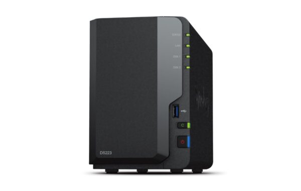 SYNOLOGY Desktop 2-BAY QUAD CORE 2GB RAM „DS223” (timbru verde 0.8 lei)