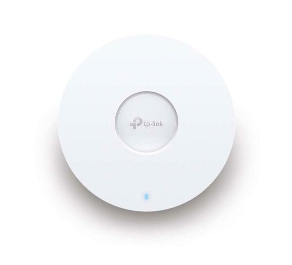 ACCESS POINT TP-LINK wireless AX1800 Mbps dual band, 1 port Gigabit, 4 antene interne, IEEE802.3at PoE, WiFi 6, montare pe tavan/perete „EAP613” (timbru verde 0.8 lei)
