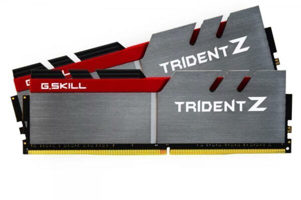 Memorie DDR G.Skill – gaming „Trident Z” DDR4 16GB frecventa 3200 MHz, 8GB x 2 module, radiator, latenta CL16, „F4-3200C16D-16GTZB”