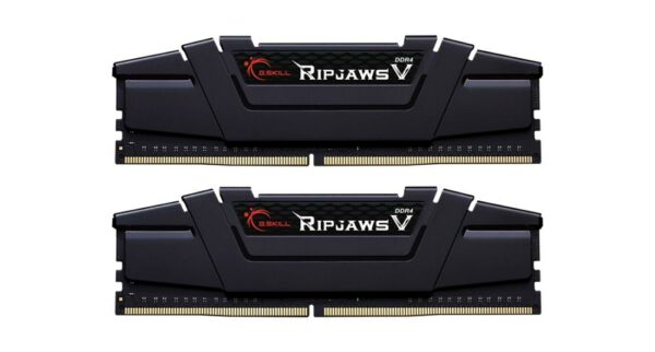 Memorie DDR G.Skill „Ripjaws V” DDR4 64GB frecventa 3200 MHz, 32GB x 2 module, radiator, latenta CL16, „F4-3200C16D-64GVK”