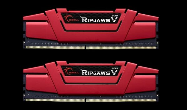 Memorie DDR G.Skill – gaming „Ripjaws V” DDR4 32GB frecventa 3600 MHz, 16GB x 2 module, radiator, latenta CL19, „F4-3600C19D-32GVRB”