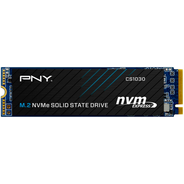 PNY CS1030 500GB SSD, M.2 NVMe, PCIe Gen3 x4, Read/Write: 2000 / 1100 MB/s „M280CS1030-500-RB”