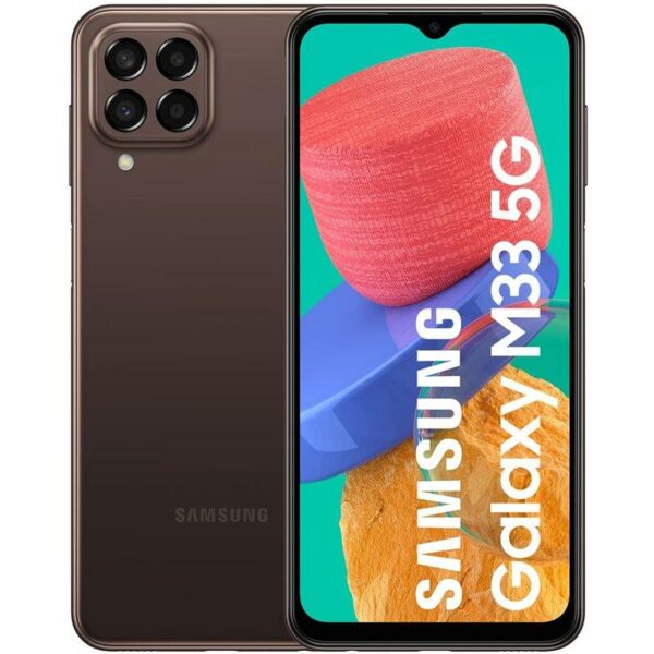 SMARTphone Samsung PHT16433 M33 M336 5G 6GB RAM 128GB Dual Sim Brown „PHT16433” (timbru verde 0.55 lei)