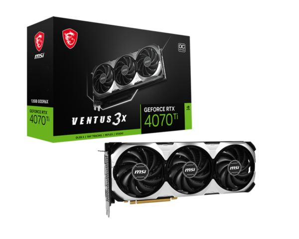 MSI GeForce RTX 4070 Ti Ventus 3X OC „RTX4070TI VEN 3XOC”