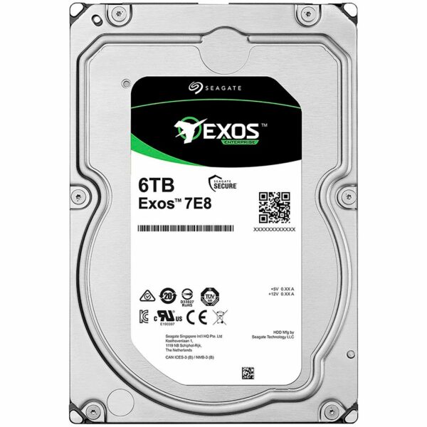 HDD Server SEAGATE Exos 7E8 6TB 512n, 3.5″, 256MB, 7200RPM, SATA-EOL->ST6000NM000B „ST6000NM002A” (timbru verde 0.8 lei)