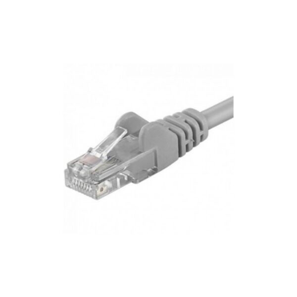 Patchcord UTP RJ45-RJ45 Cat.5e, LSZH, 24AWG, 0.2m, gri – EMTEX „UTP-5E-0.2-G-EMT”