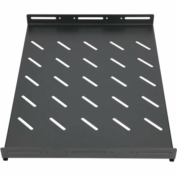 EXTRALINK 1U 350mm Fixed shelf 19inch for 600mm depth cabinets Black „EX.19096”