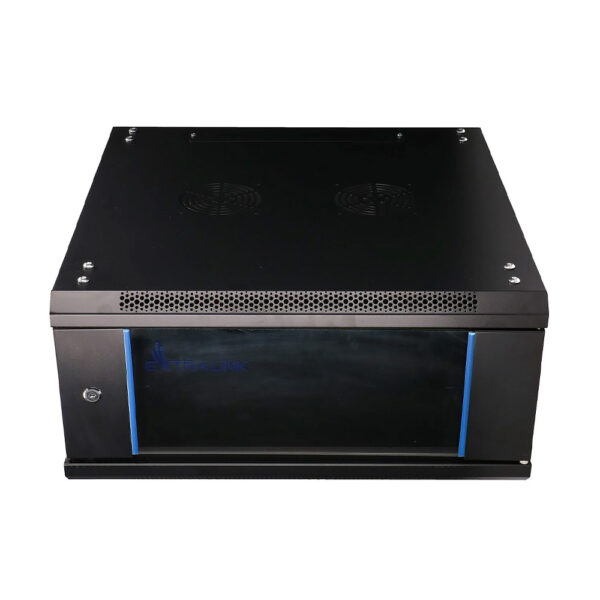 EXTRALINK 4U 600X600 wall-mounted rackmount cabinet black „EX.2893”