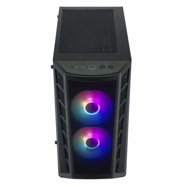 CARCASE Cooler Master MasterBox MB320L ARGB with Hub, MATX,Transparent front bezel,U3x2,TG side panel,ARGB fanx2,w/ARGB Hub, „MCB-B320L-KGNN-S02” (timbru verde 0.19 lei)