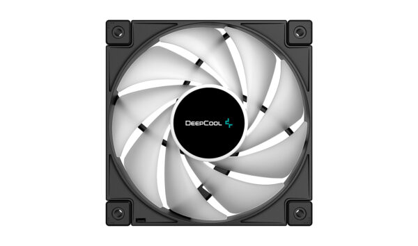 VENTILATOR DeepCool PC FC120, 120x120x25 mm, 1800rpm, control PWM, LED, 1 ventilator, 4-pin PWM, negru, „R-FC120-BKAMN1-G-1”