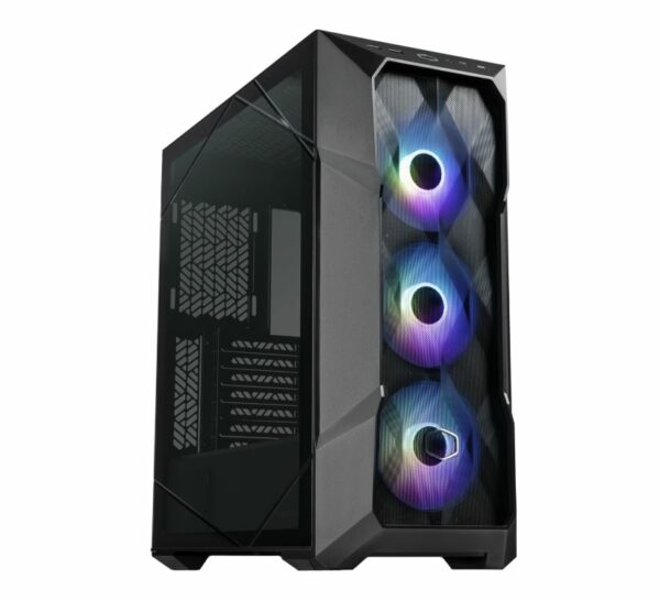 CARCASE Cooler Master TD500 MESH V2, U3x2,U3.1type Cx1,CNC TG,w/hub,CF120 ARGBx3,PSU cover,mesh, „TD500V2-KGNN-S00” (timbru verde 0.27 lei)