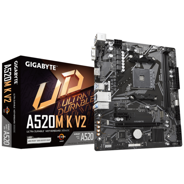 MB Gigabyte A520M K V2 AM4 DDR4 „A520M K V2”