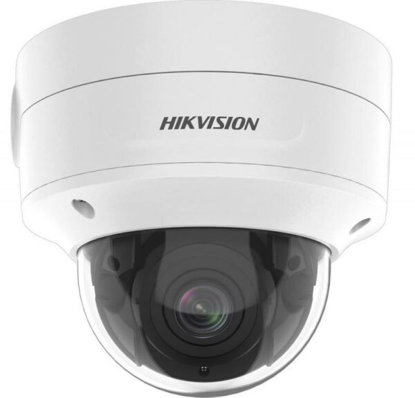 CAMERA IP Hikvision, dome pt. exterior, dist. IR 40 m, tip lentila varifocala 2.8 – 12 mm, 6 Mpx, PoE, carcasa metal, slot SD card, „DS2CD2766G2IZS2812” (timbru verde 0.8 lei)