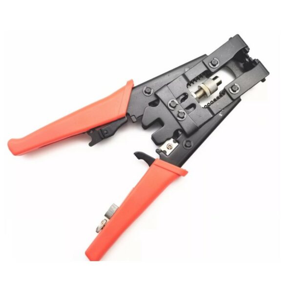 Cleste sertizare prin compresie pentru mufe F, BNC, IEC – RG58,RG59 si RG6 „LK-5082R”