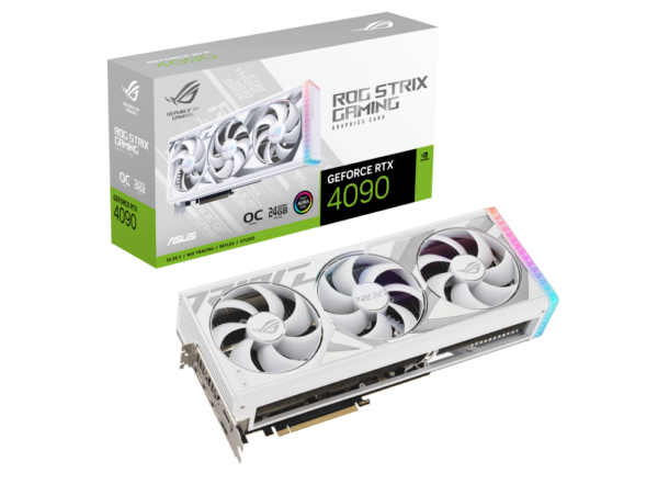 VGA AS ROG STRIX RTX 4090 OC 24GB White „RS-RTX4090-O24GWH”