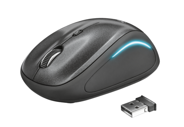 Trust Yvi FX Wireless Mouse – negru „TR-22333” (timbru verde 0.18 lei)