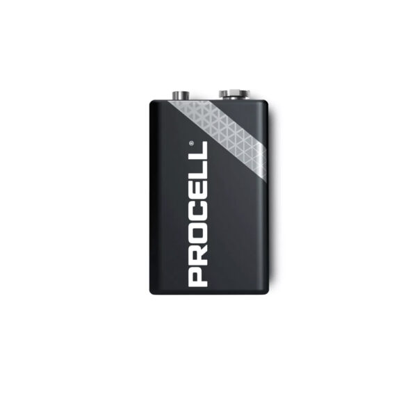 Baterii alcaline Duracell Procell 6LR61 9V, 10 buc „4.K.0.A” (timbru verde 0.8 lei)