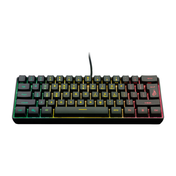 TASTATURA VERBATIM KINGPIN X1 RGB NEGRU „48701” (TIMBRU VERDE 0.8 LEI)