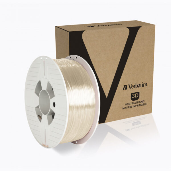 FILAMENT 3D PRINTER VERBATIM PET-G, 1.75MM, 1KG, TRANSPARENT „55051”