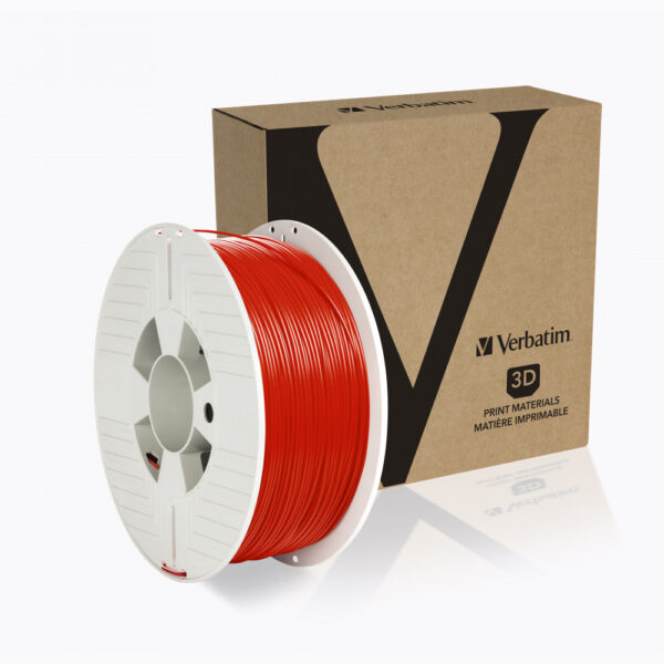 FILAMENT 3D PRINTER VERBATIM PET-G, 1.75MM, 1KG, ROSU „55053”