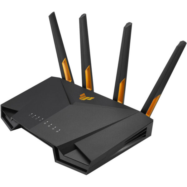 ASUS TUF Gaming AX3000 V2 Dual Band WiFi 6 Router WiFi 6 802.11ax 2.5Gbps port Mobile Game Mode Lifetime Free Internet Security „90IG0790-MO3B00” (timbru verde 0.8 lei)