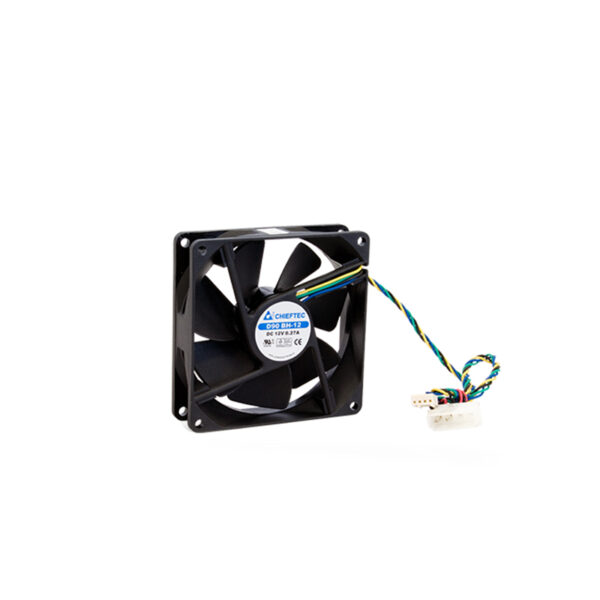 VENTILATOR Chieftec 90 x 90 x 25 mm Ball Bearing Fan, with 4 pin PWM/ 4pin PSU connector, „AF-0925PWM”