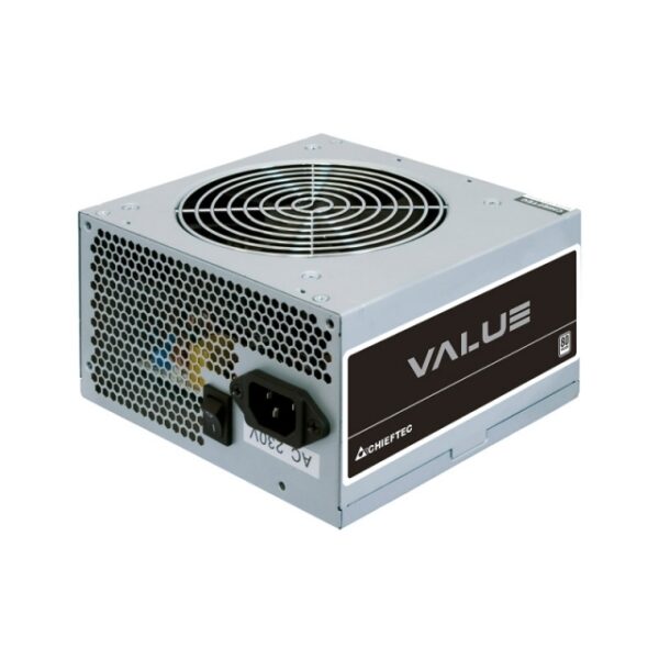 SURSA Chieftec Value 600 W, non-modulara, certificare 80 Plus, ventilator 120mm, CPU 4+4 pin x 1, PCI-E 6+2 pin x 2, SATA x 4, „APB-600B8” (timbru verde 2 lei)