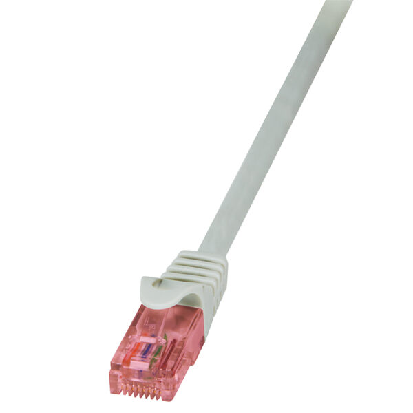 PATCH CORD UTP LOGILINK Cat6, LSZH, cupru, 2 m, gri, AWG26, „CQ2052U” (timbru verde 0.08 lei)