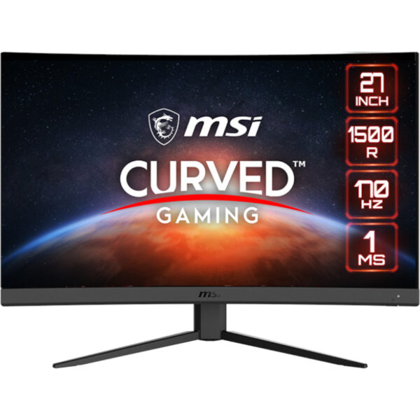 MSI G272CQ4 E2 27inch VA Curve 1500R 2560×1440 170Hz 1ms 2xHDMI DP 3y Warranty „G27CQ4 E2” (timbru verde 7 lei)