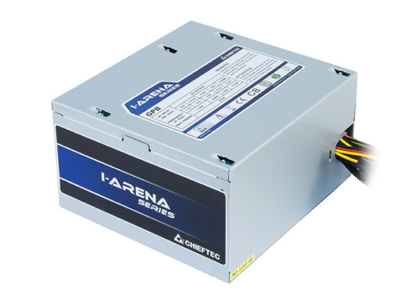 SURSA Chieftec iArena 400 W, non-modulara, ventilator 140mm, PCI-E 6+2 pin x 2, SATA x 9, „GPB-400S” (timbru verde 2 lei)