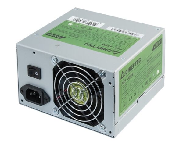 SURSA Chieftec Smart 400 W, non-modulara, ventilator 80mm, PCI-E 6+2 pin x 6, SATA x 9, „PSF-400B” (timbru verde 2 lei)